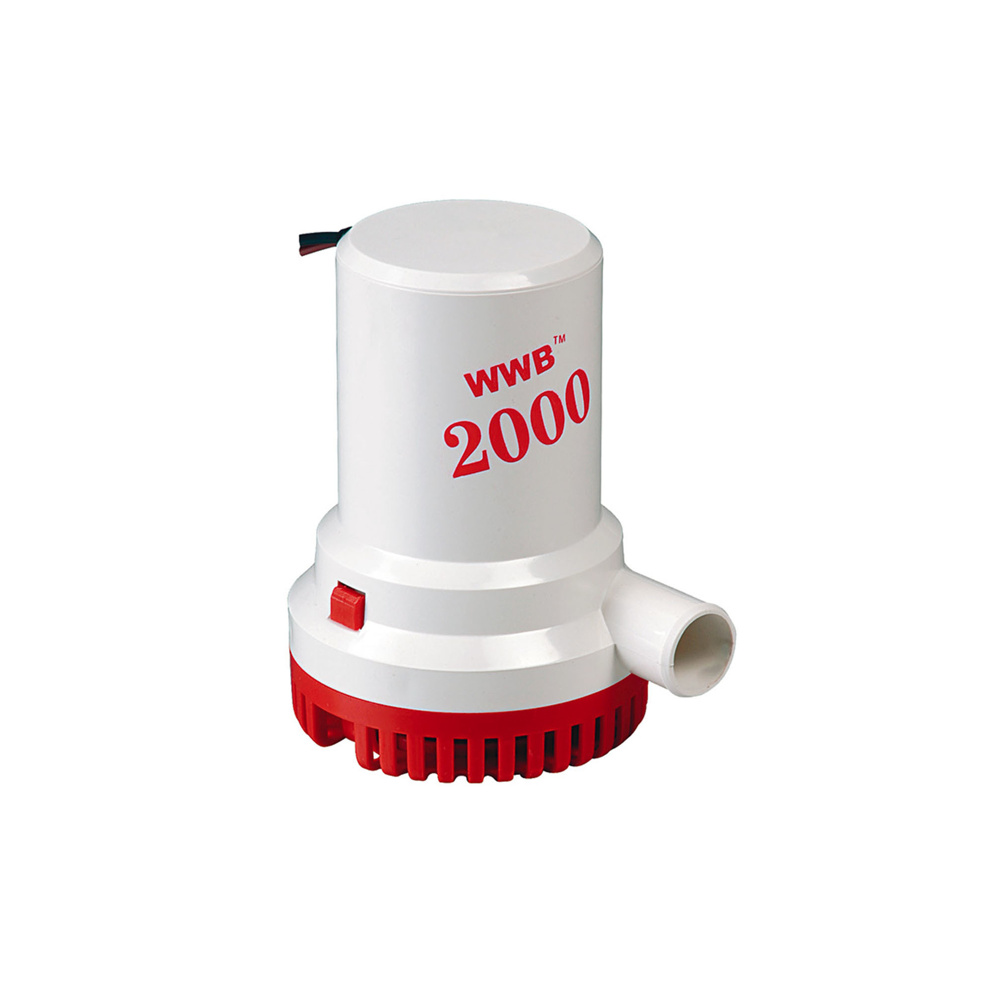 Gol Pumps 2000 GPH, 24V-DC, Max. Flow 2000 GPH, Port Size 1 in, Volts 24 DC, Model# WWB-06208